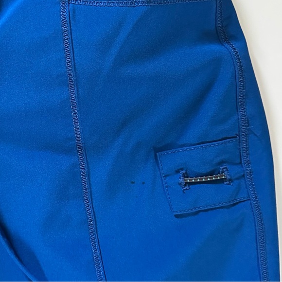 Cherokee Infiniti Scrub Set Blue Small Top XS Petite Pants - Picture 9 of 11